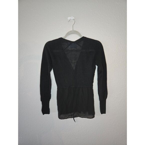 Simply Vera Women's Black Button Up Cardigan Size Medium - Picture 2 of 6